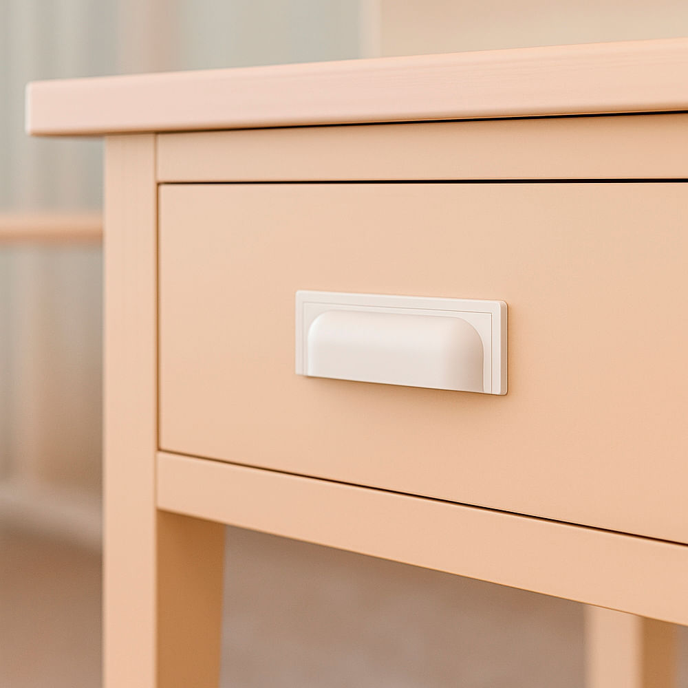 Puxador Plymouth 80mm Branco Zen